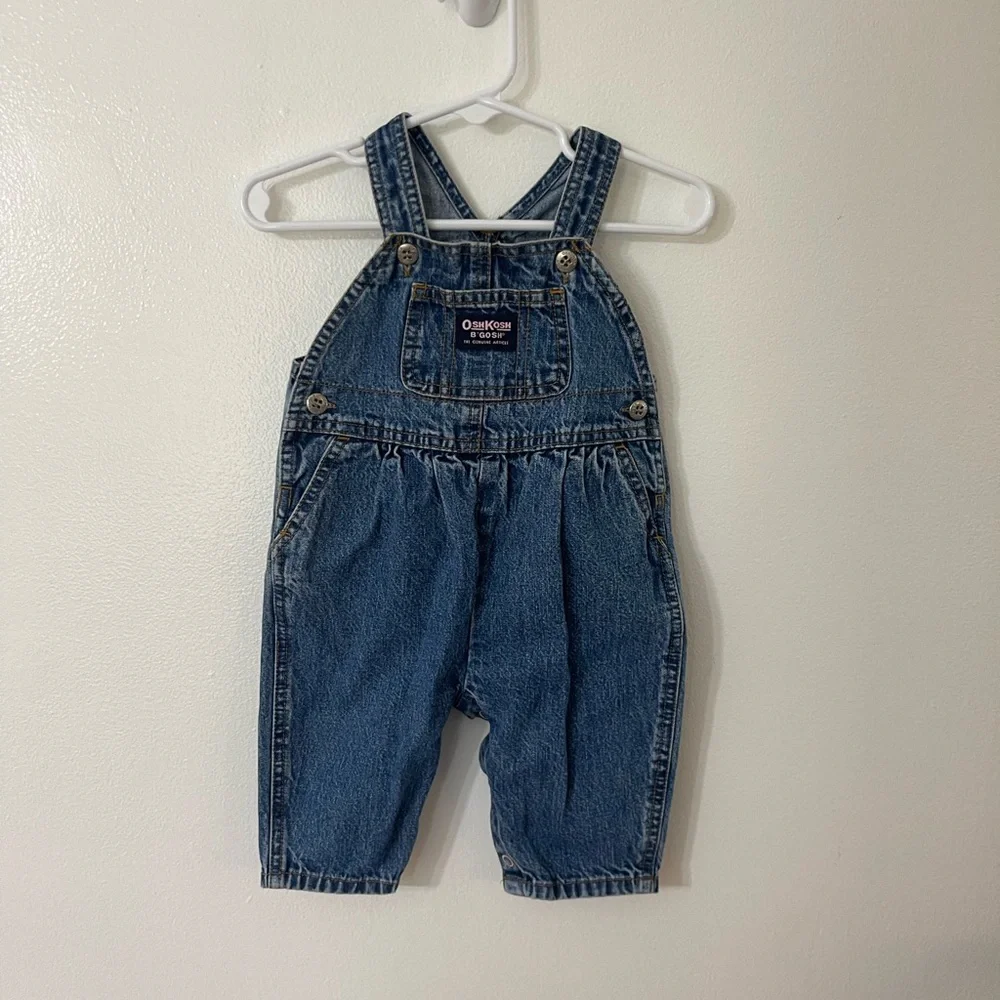 Vintage OshKosh B'gosh Classic Blue Kids Overalls